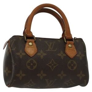 LOUIS VUITTON Monogram Mini Speedy Hand Bag M41534